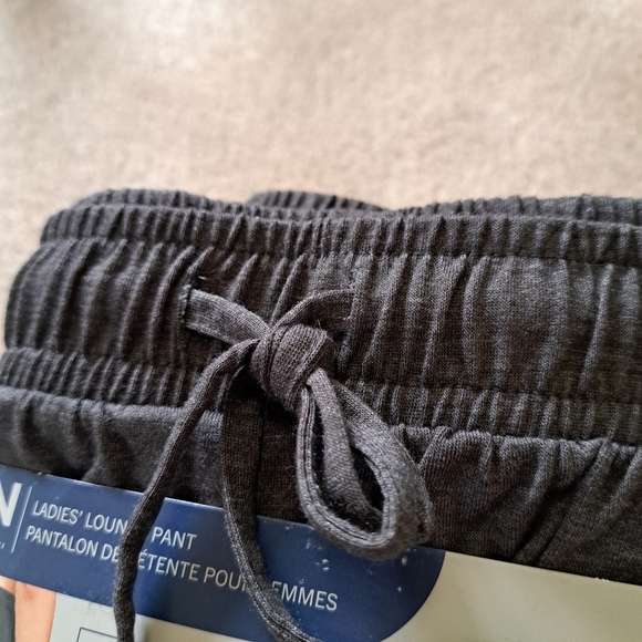 New! Natori Lounge Pants Size Large Beige Grey PJ Pants Casual Neutral Relaxed - Picture 7 of 11